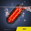 Nilight 6 Inch Oval Red LED Trailer Tail Lights 4PCS