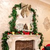KI Store Champagne Extra Large Plush Velvet Bows 42cm Christmas