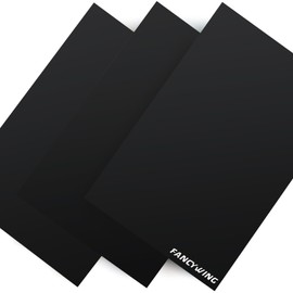 FANCYWING G10 Fiberglass Sheet, 200X300X8.0MM Glass Fiber Composite Laminate Board, Epoxy Resin Panel for DIY Models, RC, 3D Printing, Electrical Insulation 8.0mm Thickness Black