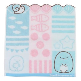 Marushin 6575032700 Sumikko Gurashi Hand Towel, Approx. W 13.4 x H 14.2 inches (34 x 36 cm)