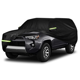 Waterproof Car Covers Replace for 2002-2023 Toyota 4runner, 6 Layers All Weather Custom-Fit Outdoor Full Car Covers with Zipper Door for Snow Rain Dust Hail Protection (4Runner)