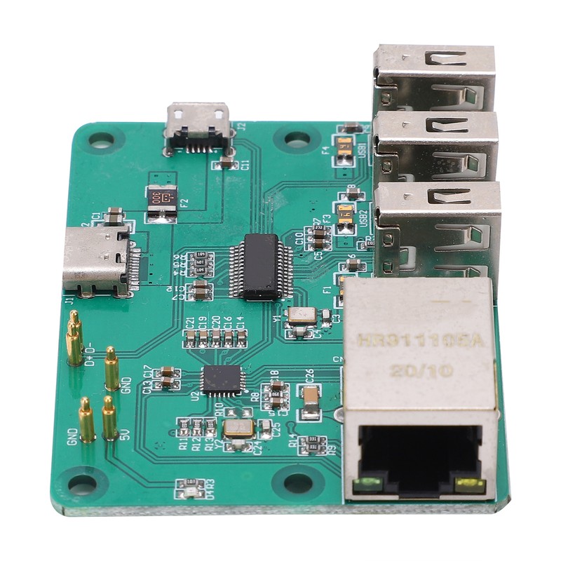 HUB Expansion Board Integrated USB to Ethernet Accessories for Raspberry