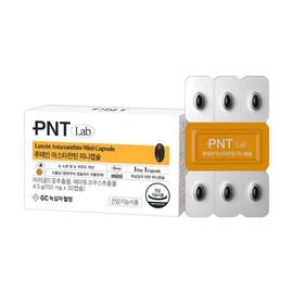 GC녹십자웰빙 PNT 루테인 아스타잔틴 미니캡슐 1박스 GC Green Cross Wellbeing PNT Lutein Astaxanthin Mini Capsules 1 Box