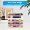 GBACHOOSE Pack of 8 Plastic Boxes, Storage Boxes with Lid,