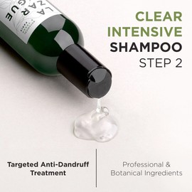 Lazartigue - Clear Regulating Step 2, Anti Dandruff Shampoo, Botanical and Vegan, Natural Sulfate Free Shampoo, Cleanses the Scalp, Removes Dandruff (250ml)