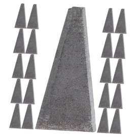 DOITOOL 1set Triangular Wedge Clip Cable Clamp Office Cable Clamp Outdoor Hooks Fixed Clamp Cable Clamp Household Cable Clamps Connection Clamp Connector Hole Belt High-carbon Steel 30pcs