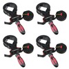 POWERTEC 4PK Strap Clamps for Woodworking – Quick Release Band