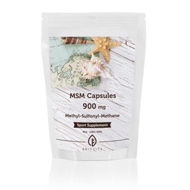 MSM Methylsulphonylmethane 900mg Capsules | Anti-Inflammatory & Joint Support | Strengthens Hair, Skin & Nails | Vegan & Vegetarian | Allergen Free (500 Tablets)