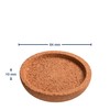 LEONARDO HOME GOCCE Coasters • Pack of 4 • Natural
