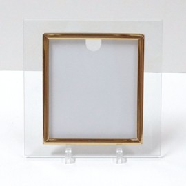 Large 4839 Mini Shikishi (1/4 Color Paper, Sunshoan) Size Frame with Stand (Facetal)