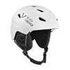Black Crevice Helmet Set, Matt White/Black, XS