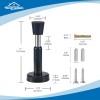 HOMOTEK 4 Pack Spring Door Stops - Rubber Tips, 4