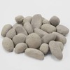 Bluegrass Living 24-Piece Mixed Grey Ceramic Fiber Rocks - High-Temperature