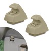 2PCS Sun Visor Support Retainer Clip, Sunvisor Holder Hook, Anti