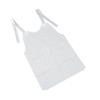 Disposable Paper Aprons 8 Fold (50 Piece), White Solid