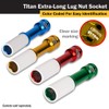Titan 21119 1/2-Inch Drive x 19mm Non-marring Impact Extra-Long Lug