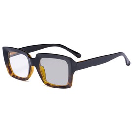 Eyekepper Transition Photochromic Reading Glasses for Women Black/Tortoise +1.50