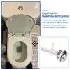 TOPBATHY Toilet Push Button Replacement Single Flush Toilet Switch Kit