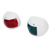 Pair of Signal Lamp Spherical Red Green LED Waterproof Boat