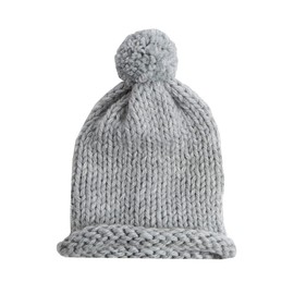 Wool Couture Beginner Basics Pom-Pom Hat Knitting Kit – Includes 100g Ball of Beautifully Basic Chunky Yarn, Knitting Needles, Pattern, Knitting Manual, and Tapestry Needle