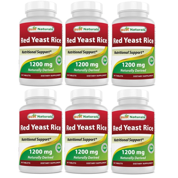 Best Naturals Red Yeast Rice 1200 Mg Tablet for Healthy