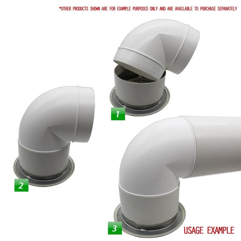 Kair Fire Rated Ceiling Supply Valve 200mm - 8 inch