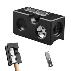 Billiard Cue Tip Repair Kit, 8-in-1 Billiard Cue Tip Trimmer Multi-Function Tool for Billiard Cue Replacement and Shaping Cue Tips