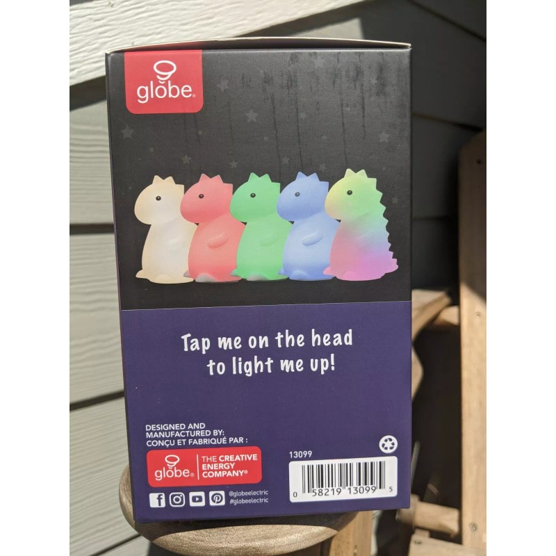 Globe Tommy the Dinosaur - Color Changing LED Night Light