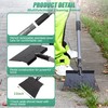Suchtale Garden Flat Shovel Scraper, Heavy Duty Multifunctional Outdoor Cleaning