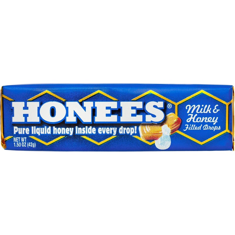 Honees Milk And Honey Filled Drops - Case Of 24-1.5