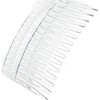 Glitz4Girlz® 4 Pack 7cm Clear Hair Side Combs Slides Grips