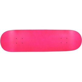 Moose 8.25" Blank Skateboard Deck Neon Pink 7-Ply Canadian Maple