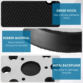 Beenle-Icey 2Pcs Hook Loop Backing Pad 125mm/5inch 8 Holes Sander Pads Compatible with DW421 DW422 DW423 D26450 Orbital Sanding Replacement Pads for Sanding Craftsman