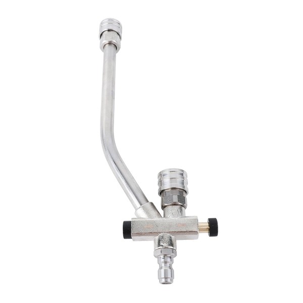 Haofy Stainless Steel Foam Cannon Dual Connector, Double Tip Attachment,