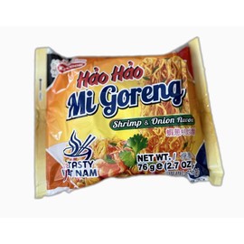 Acecook Hao Hao Mi Goreng Mi Xao Tom Hanh Instant Noodle Shrimp & Onion Flavoured 76g, 15 Pack