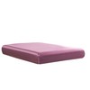 DuShow Satin Fitted Sheet King,Pink Silky Deep Pocket Fitted Sheet,Soft