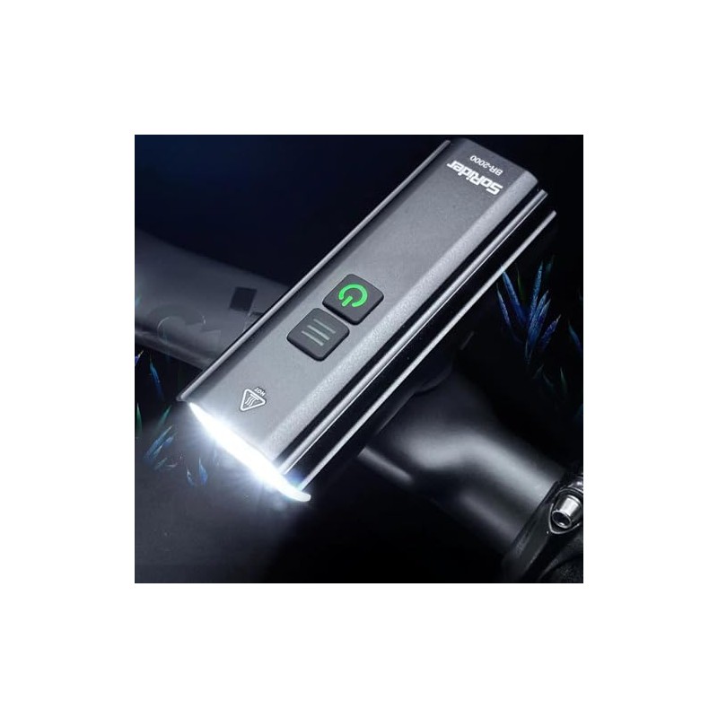 2000 Lumen Bicycle Light Road & Mountain Bike LED Front