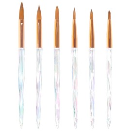 Acrylic Nail Brush Set Professional Brush for Acrylic Nails Nail Brush Nail Art Brush for Applying Acrylic, Nail Extension, Nail Carving Christmas Women Gift Set