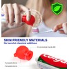 Toothpaste Dispenser with Self-Closing Cap No Mess No Waste, Fits