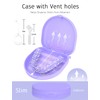 Retainer Case, Compatible with Invisalign, Slim Aligner Case with Vent