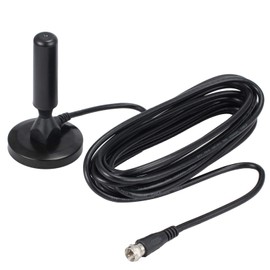 Bohaner High Gain Freeview TV Aerial With Strong Signal Portable HD Freeview Aerial Antenna for Motorhomes Camper Smart USB TV Tuner 1080P 4K DAB Radio Indoor Outdoor TV Aerial With Magnetic Base