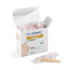 MediChoice Sheer Adhesive Bandage, Non-Adherent, Sterile, 0.75x3 Inch, 1314ABN2075A (Case of 1200)