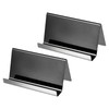 PATIKIL Business Card Holder, 2 Pack Reflective 304 Stainless Steel