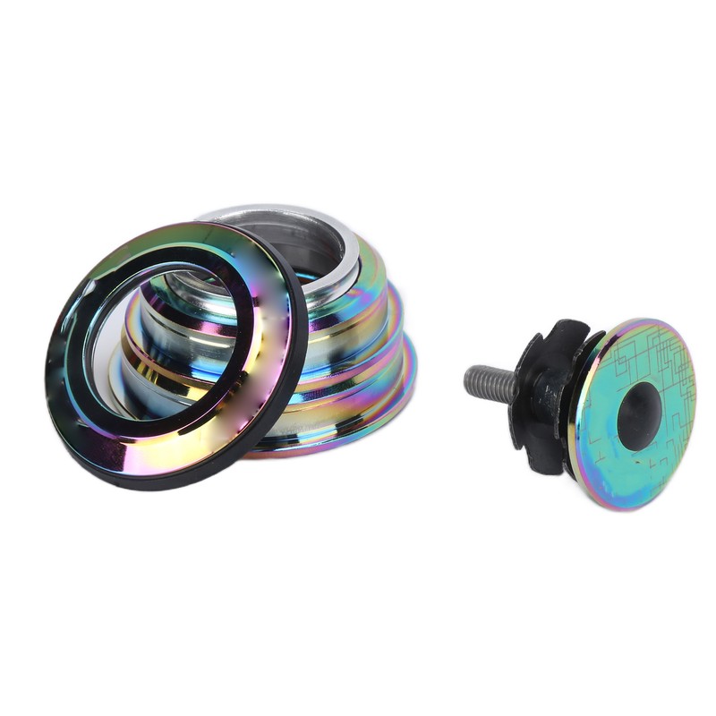 LeBycle Mountain Bike Headset Road Bicycle Double Bearing Headset 28.6x44‑50.6x30mm