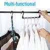 Magic Hangers 10 Pack Space Saving Clothes Hangers Organizer Closet