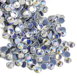Beadsland Hotfix - 1440 diamantes de imitación de cristal con parte trasera plana para manualidades, ropa, decoraciones de bricolaje, cielo estrellado