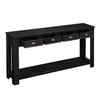 kinbor Sofa Console Table Long, Wood Sofa Table, Entrance Tables