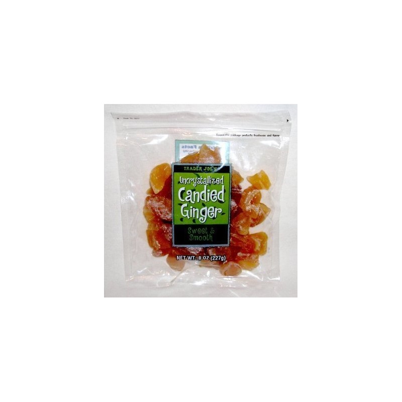 5 Pack Trader Joe's Uncrystallized Candied Ginger Sweet & Smooth,