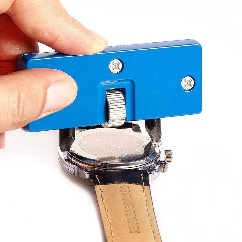 Professional Watch Back Remover Tool, Metal Adjustable Rectangle Watch Back