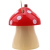 DPWOUM Push Toothpick Dispenser, Automatic Cute Mushroom Toothpick Holder Portable